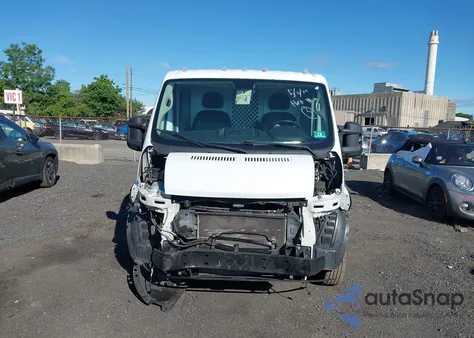 2019 Ram Promaster 1500 Low Roof 136 Wb из США, поврежденный, VIN 3C6TRVAG0KE544320